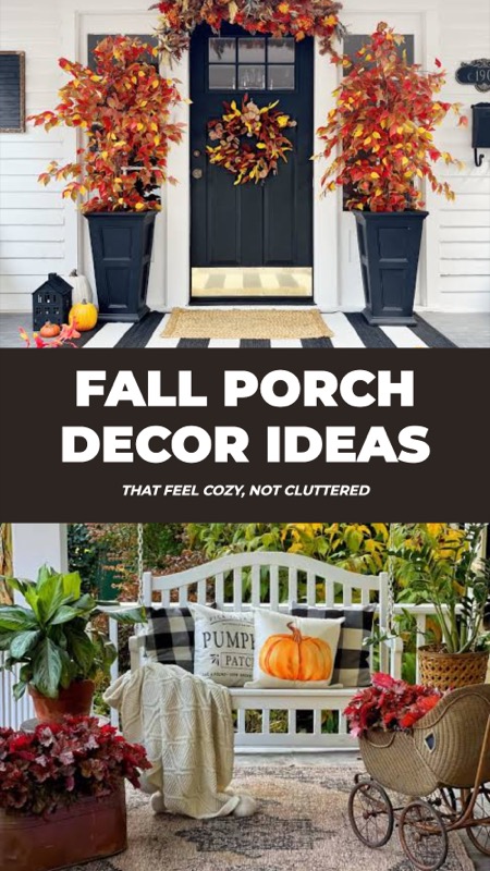 Fall Porch Decor Ideas Pin